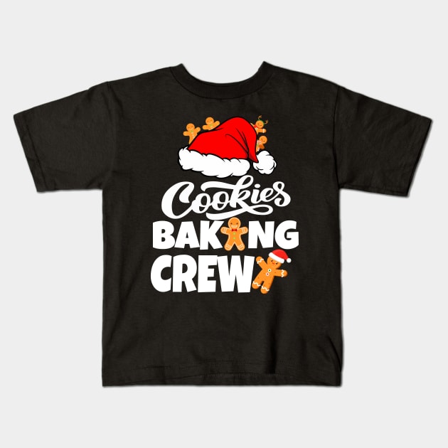 Cookie Baking Crew-funny christmas 2023 Kids T-Shirt by Work Memes